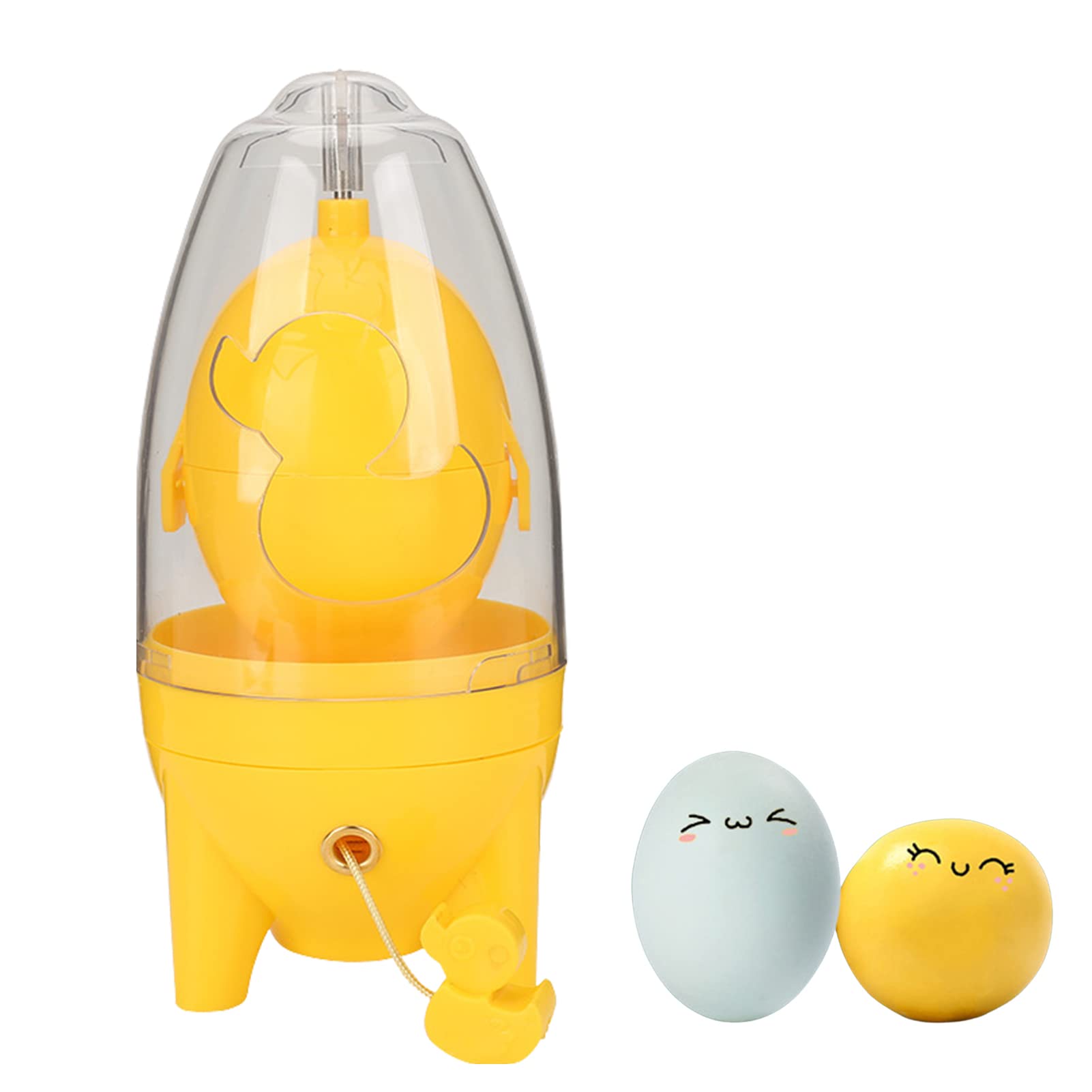 Amazon | 金の卵メーカー、厚手のPCエッグスピナー、殻付きハンドプル