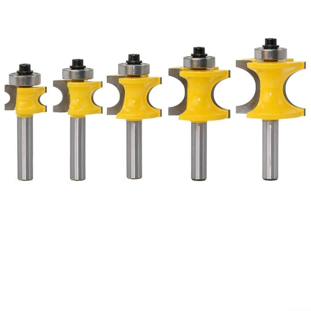 Set 5 per punte Fresatura 8mm Carburo Set 5 per punte Fresatura