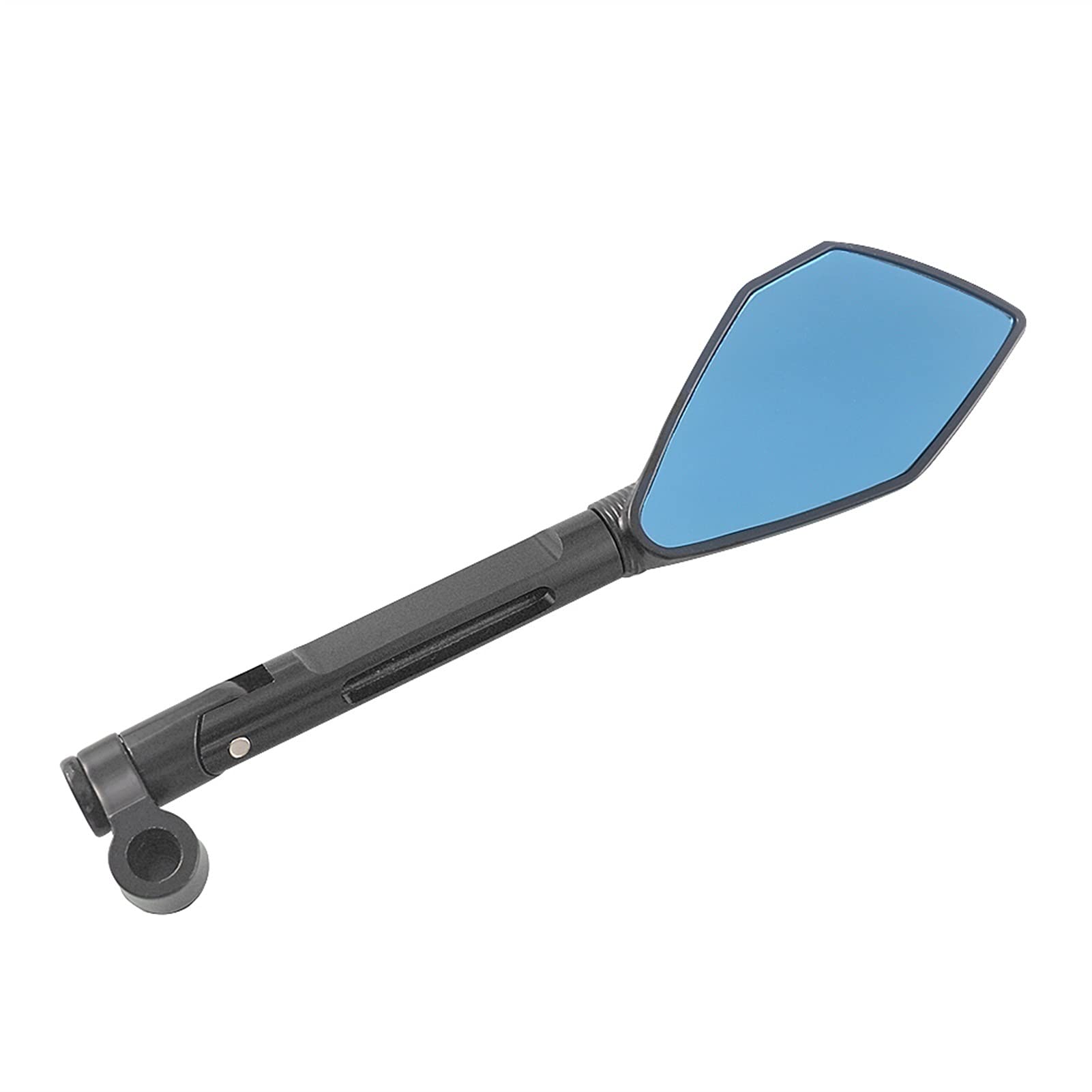 Accessoires Moto CNC Rétroviseurs en Aluminium Verre Bleu pour Aprilia Tuono Mana Dorsoduro Shiver Pegaso SXV Scarabeo Sportcity SR50R Rétroviseur (Color : Le Noir)