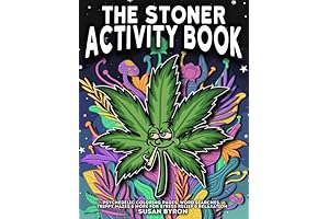 Stoner Activity Book - Psychedelic Colouring Pages