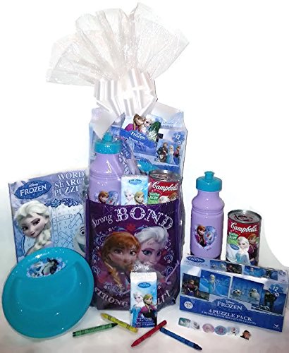 Frozen Princess Elsa And Anna Gift Basket Get Well Soon
