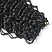 Crochet Human Hair Curly for Black Women Pre Separated Crochet Hair Extensions Human Hair Water Wave Bundles Knotless 18inch 240g