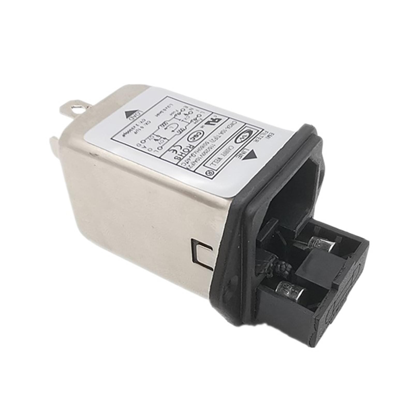 Filtro monofásico CW2A-10A-T elimina ruidos eléctricos 10A F2
