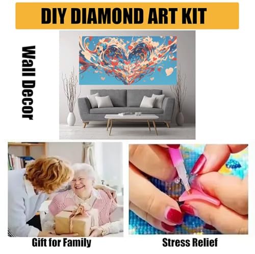 Broderie cross stitch crystal art kit abstrait de haute précision 5D - 7