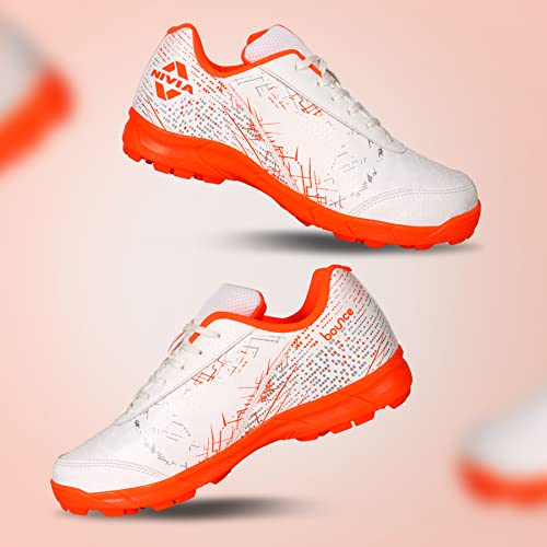 Image of Nivia Bounce Cricket Shoes | Mesh & TPU Upper | Cushioned EVA Insole | Durable PVC Outsole | Cricket Shoes for Men | Lightweight| Sports Shoes
