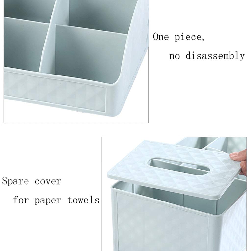 Organizador de maquillaje, caja de almacenamiento de cosméticos, estante, caja de pañuelos, artículos diversos para el hogar, lápiz labial de escritorio, caja de almacenamiento para cuidado de la pi