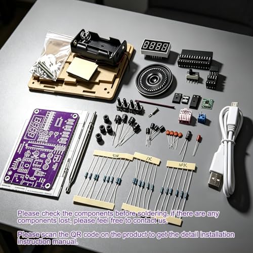 FM Radio Kit Soldering Practice Kit DIY Electronic Kits 87-108MHz FM Radio DIY Kit Digital DIY Soldering Project Kit ISolderStore - Image 5
