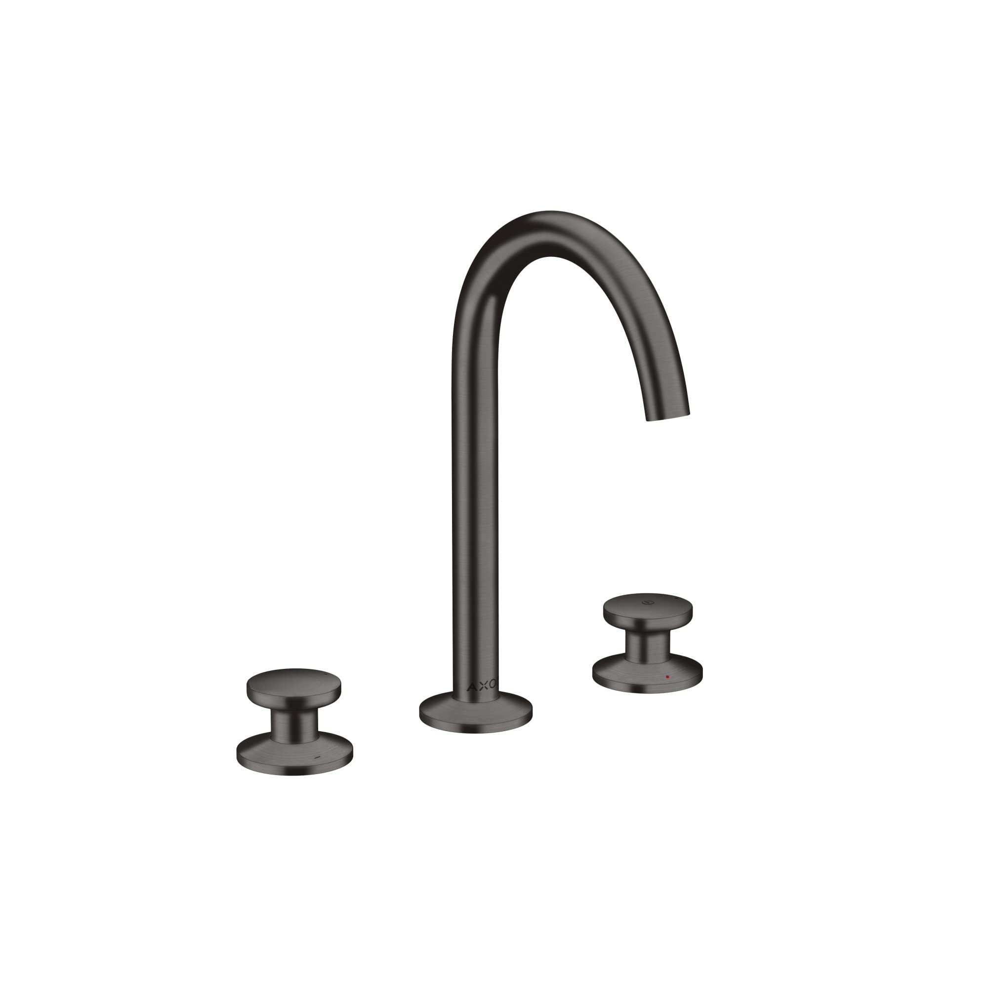 AXOR ONE Modern 2-Handle 3-Hole 10-inch Tall Bathroom Sink Faucet in Brushed Black Chrome 48070341