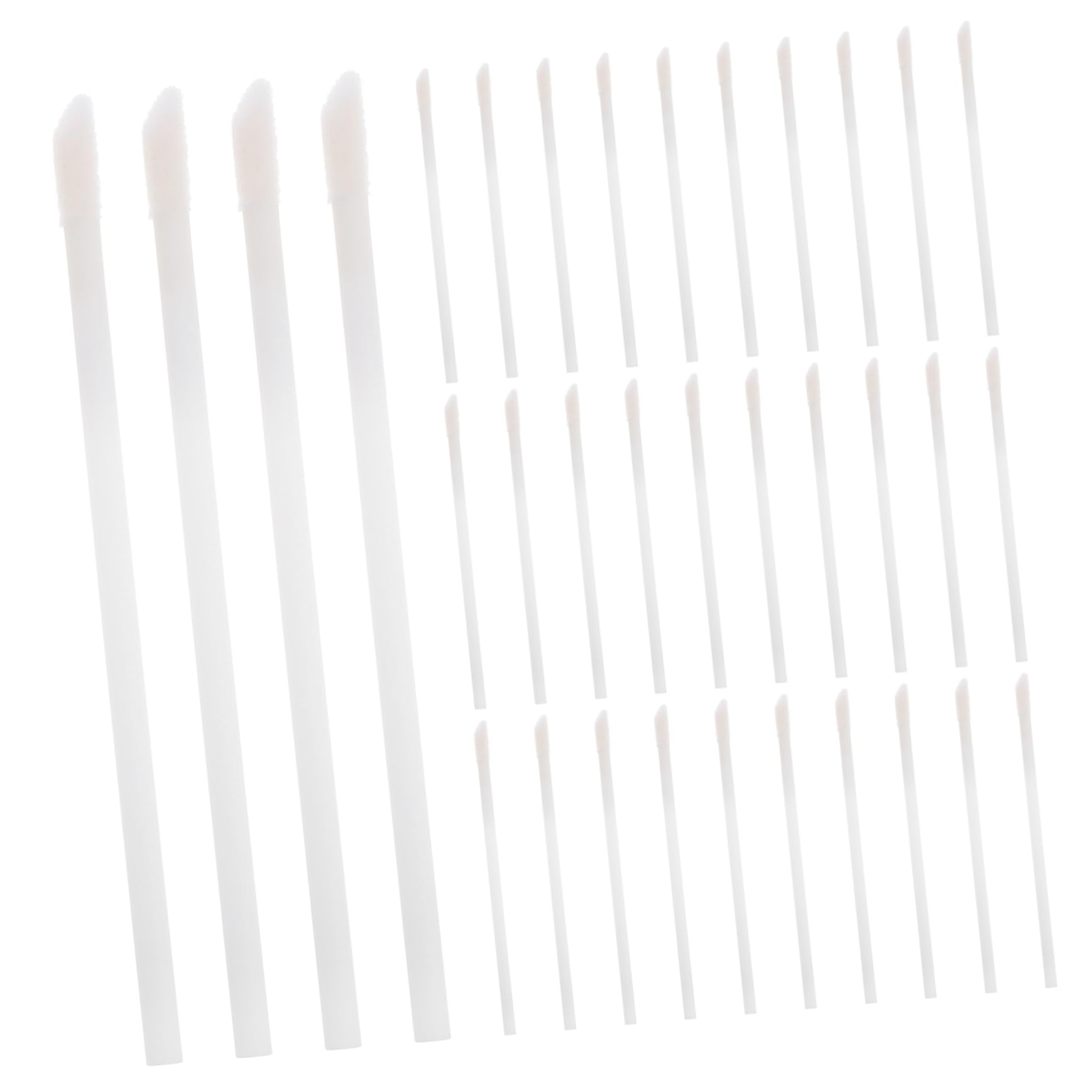 TOVINANNA Lip Makeup Brush Set 50pcs Disposable Lip Brushes Lipstick Applicators Lipgloss Wands Solid Bristles Travel Size