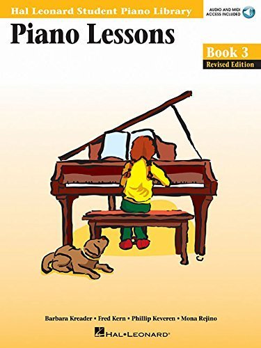 Piano Lessons Book 3 - Book/Enhanced CD Pack: Hal Leonard Student Piano Library (Hal Leonard Student Piano Library (Songbooks)) by Kern, Fred, Kreader, Barbara, Keveren, Phillip, Rejino, Mona (2001) Paperback