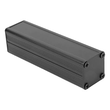 Aluminum Project Box, Extruded Aluminum Enclosure, Aluminum Cooling Case, Split Type Electronic DIY Instrument Project Enclosure 25 x 25 x 90mm