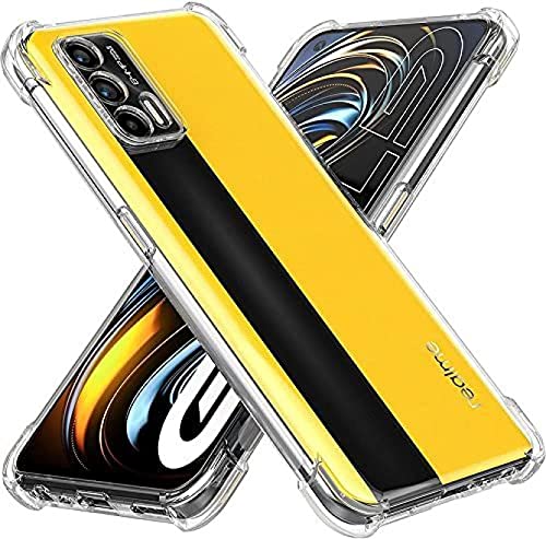Gorilion Silicone Bumper Case Clear Flexible Back Cover for Realme