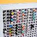 SANFURNEY Marker Pen Organizer Holder for 240 Markers, Craft Art Supply Storage Rack, Desktop Art Marker Pens Colored Pencils Holder Storage Case for Home Classroom Office