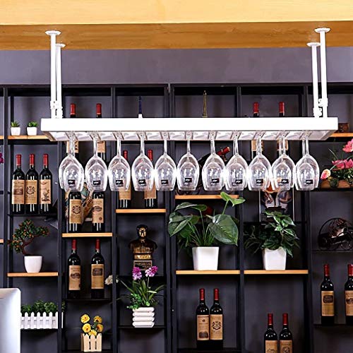 Racks à vin suspendus pour libérer l'espace et ranger vos verres à pied