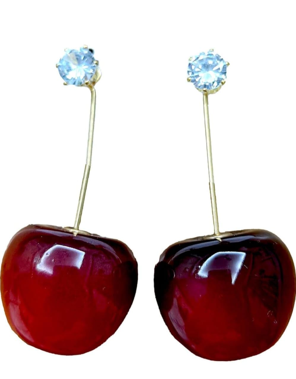 Victor Vally Trending Western Beautiful Korean Style Red Cheery Stud Earring For Girl & Woman (B0DC5P2WHL) Amazon Price History, Amazon Price Tracker