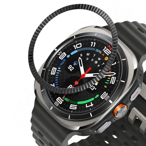 Coque Samsung Galaxy Watch Ultra 47mm noire texturée DEALELE