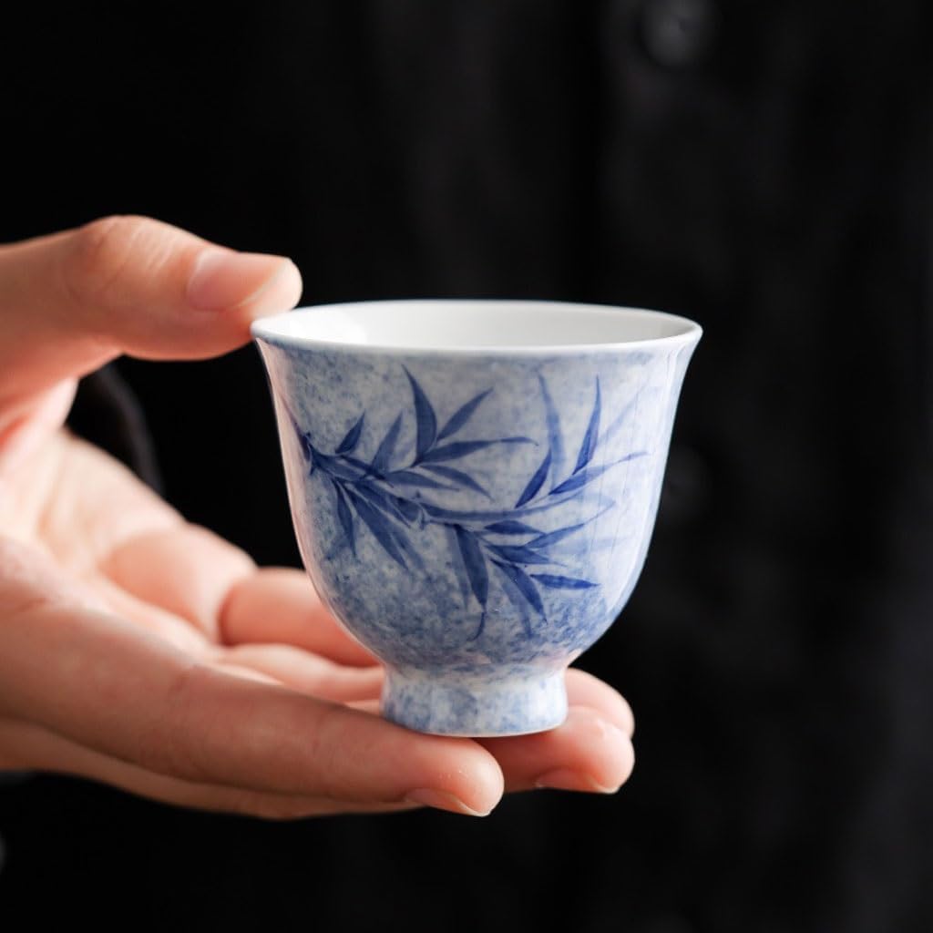GSOUL Kungfu Tea cup Afternoon Tea Party Creative Hand-painted Cup Host Kung Fu Set Single Ceramic Small Tea Cups