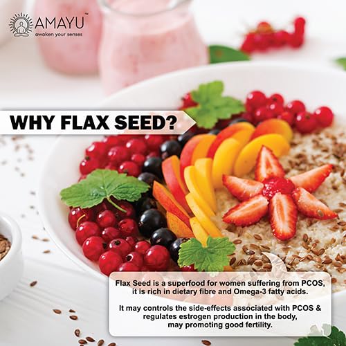 Image of AMAYU Healthy Seeds Combo Pack | Nutrient-Rich Superfoods for Daily Wellness | High in Fiber, Protein & Omega-3 | Premium Natural Seeds for Everyday Nutrition | 200g Each (Sunflower & flax seeds)