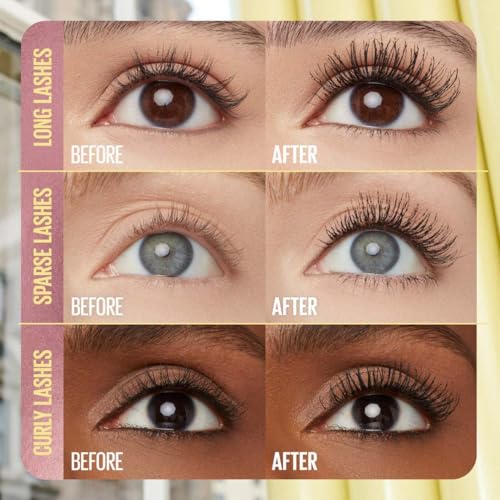 Maybelline New York Colossal Bubble Mascara, Aufbaubare Wimperntusche, Mit spiralförmiger Borsten-Bürste für maximales Volumen ohne zu… – Ansicht 5