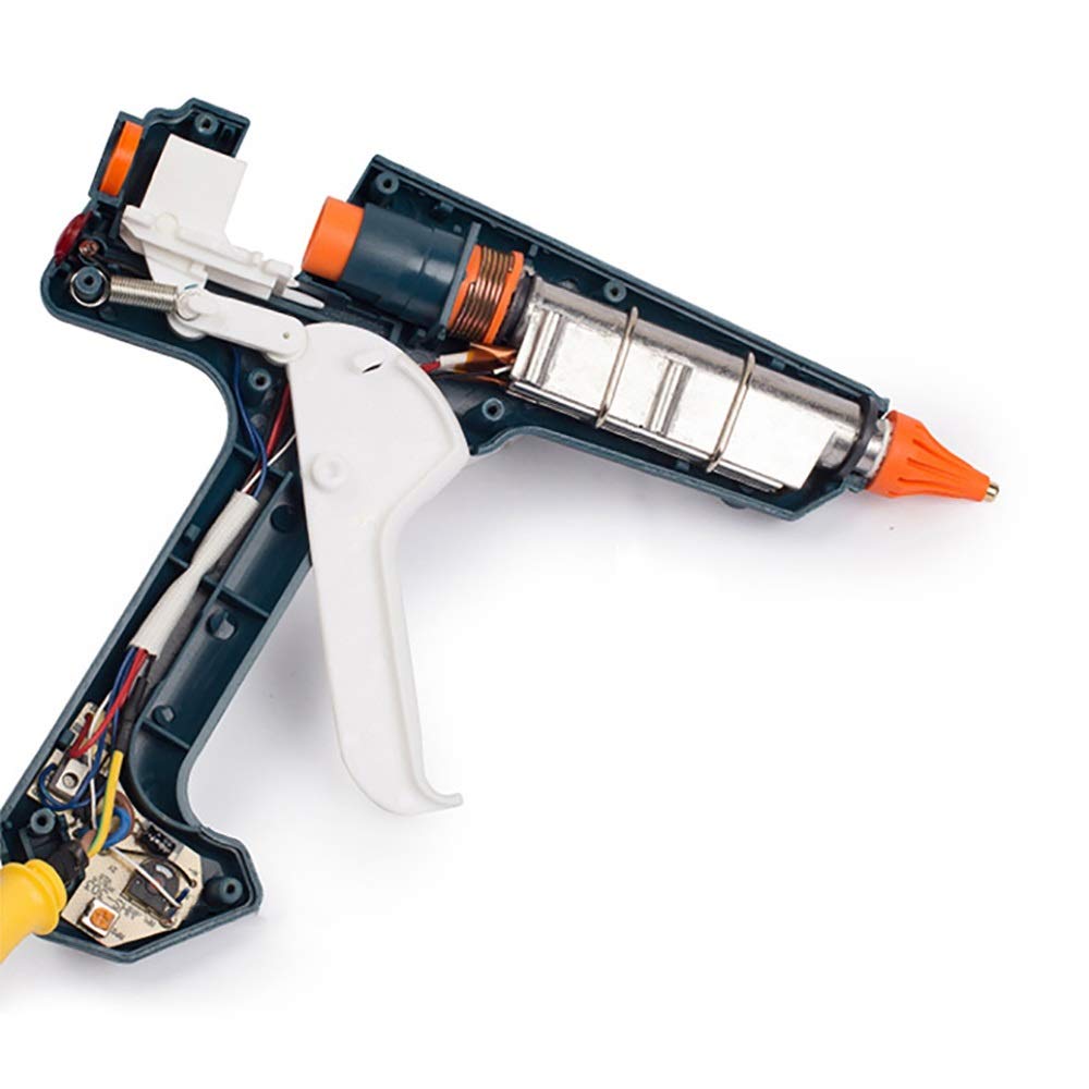 Pistolet do klejenia na gorąco klasy przemysłowej 300 W - regulowana temperatura - duża moc - drążek o średnicy 11 mm - niezawodne narzędzie rzemieślnicze