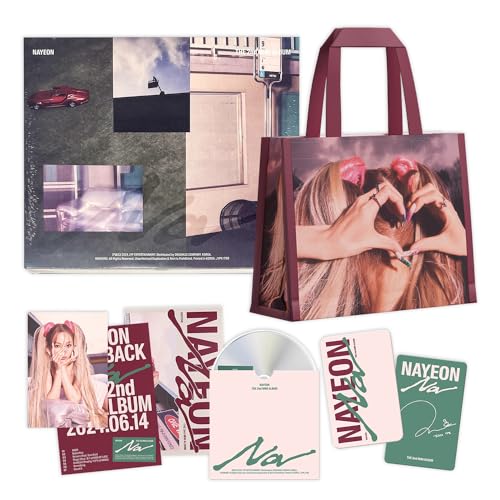 NAYEON - 2nd Mini album [NA] (Limited Edition A to Z Ver.) Tarpaulin bag + Newspaper + CD-R + Envelope + Postcard + Guarantee Card + Holder + Flyer + Photocard + Out Box + 2 Extra Photocards
