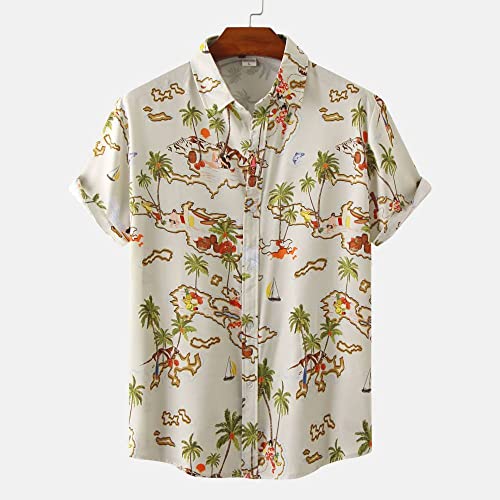 Chemise de plage à manches courtes séchage rapide pour homme H3TF5J