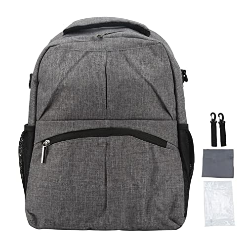 BONKZEBU Mochila Comparativa, Correa Ajustable de Funciones Múltiples, Mochila de Momia de Nylon de Gran Capacidad de Impermeabilización (Gris)