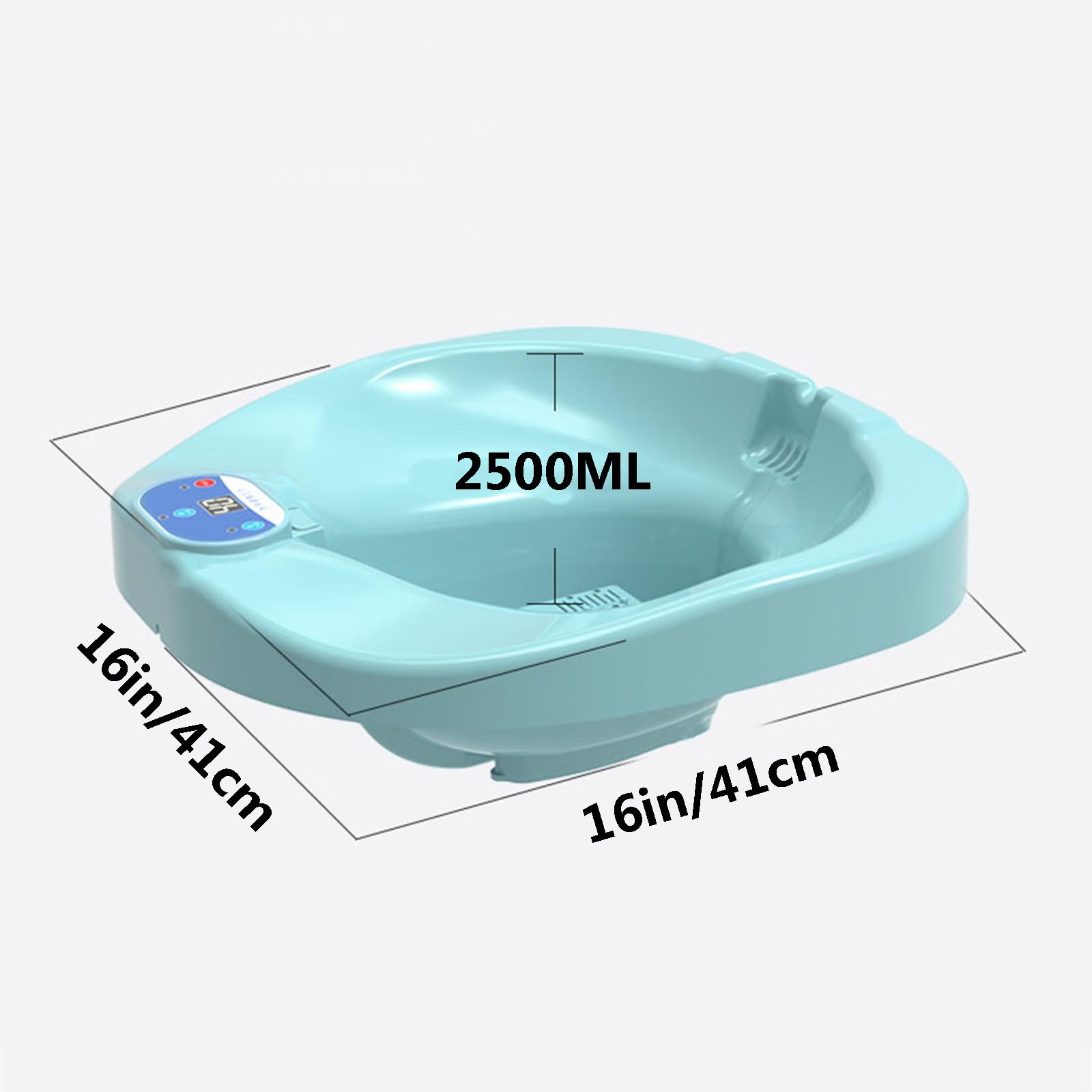 Vasca per Semicupio Bidet Portatile per WC Universale Bidet Portatile per Donne in Gravidanza Rialzo WC E Bidet in per Anziani E Disabili Adatto A Tutti I WC Standard