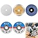 NUTKIT 76mm Cutting Discs, 5 PCS Angle Grinder Discs, Cutting disc for 10mm Angle-grinder, Grinder Blades Sets for cutting Metal Stone Wood Plastic Grinding