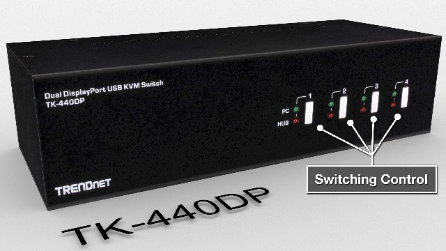 Amazon.com: TRENDnet 4-Port Dual Monitor DisplayPort KVM Switch
