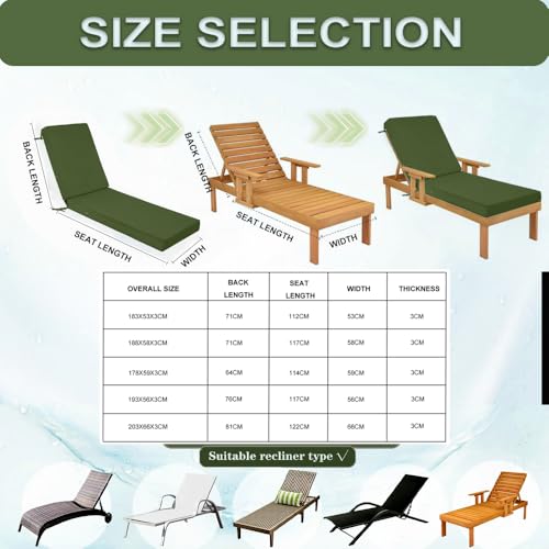 Chaise longue portable rouge pour soulager le dos au jardin avec coussin - 3