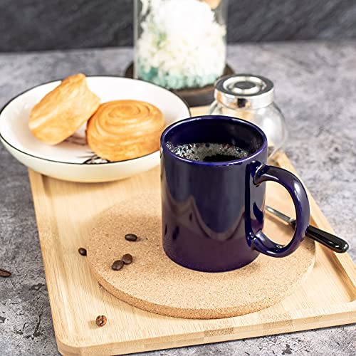 Bycnzb 12Oz Coffee Mug Set Of 6 Coffee Mugs For Coffee, Tea, Cocoa, Milk（Cobalto） #TOP3