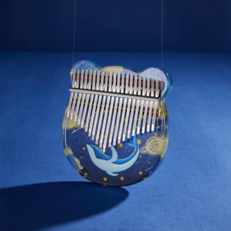 Wzhzj Kalimba 17 21 Keys Design Crystal Kalimba Pianos Pianos Instrument de musique de piano doigt acrylique (Color : A… - Les Beatles, Paul McCartney, John Lennon, RIngo Starr, George Harrison Wzhzj Kalimba 17 21 Keys Design Crystal Kalimba Pianos Pianos Instrument de musique de piano doigt acrylique (Color : A… – Image 6