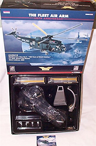 Image of corgi aviation archive westland sea king HU.5 100 years of naval aviation 771 NAS search & rescue 2009 aircraft 1.72 scale limited edition diecast model