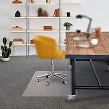 Clear Chair Mat for Hard Floors Chair Matts for Hardwood Floors Clear Mat for Office Chair Table Cover Desk Protector Easy to Clean Can Be Cut Size W80*L135cm*2mm