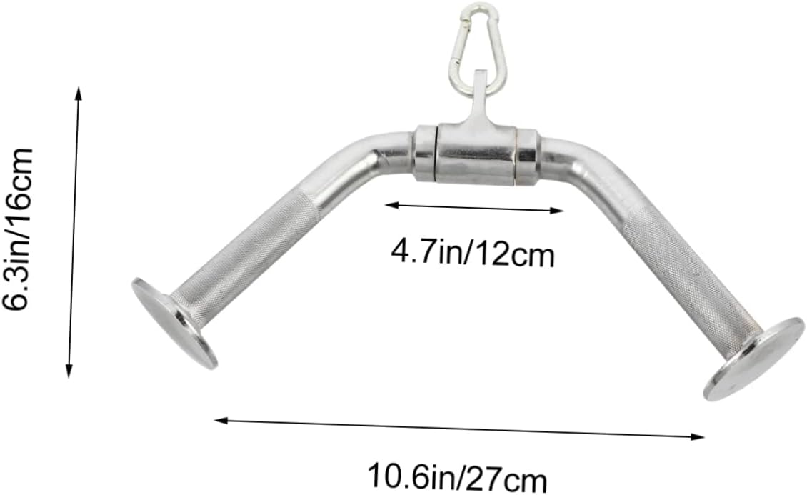 Pull Rod for Gym Adjustable Steel Exercise Pull Rod Foam Grip Fitness Training Supplies Pulldown and Biceps Curl Suitable for Home and Commercial Use