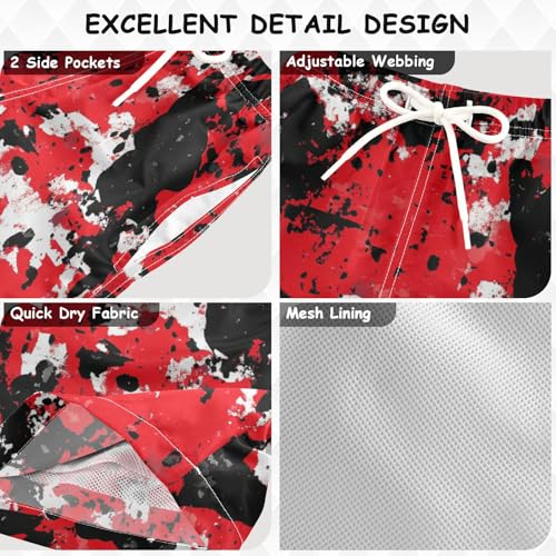 Beach Shorts for Boy Youth Teen Swimsuits Lightweight Double Layer Swimwear3