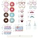 Donut Photo Booth Props 22 Pcs Doughnut Photobooth Props Donut Time Party Decorations Girl Doughnut Birthday Party Supplies for Donut Grown Up Party Birthday Party Favor