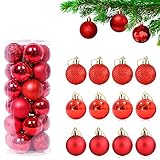 adornos navideños bolas de cristal 5 【ALCANCE DE ENTREGA】 24 Bola de árbol de Navidad. Si tiene algún problema con el juego de bolas navideñas, comuníquese con nosotros a tiempo, haremos todo lo posible para ayudarlo a resolver el problema.
