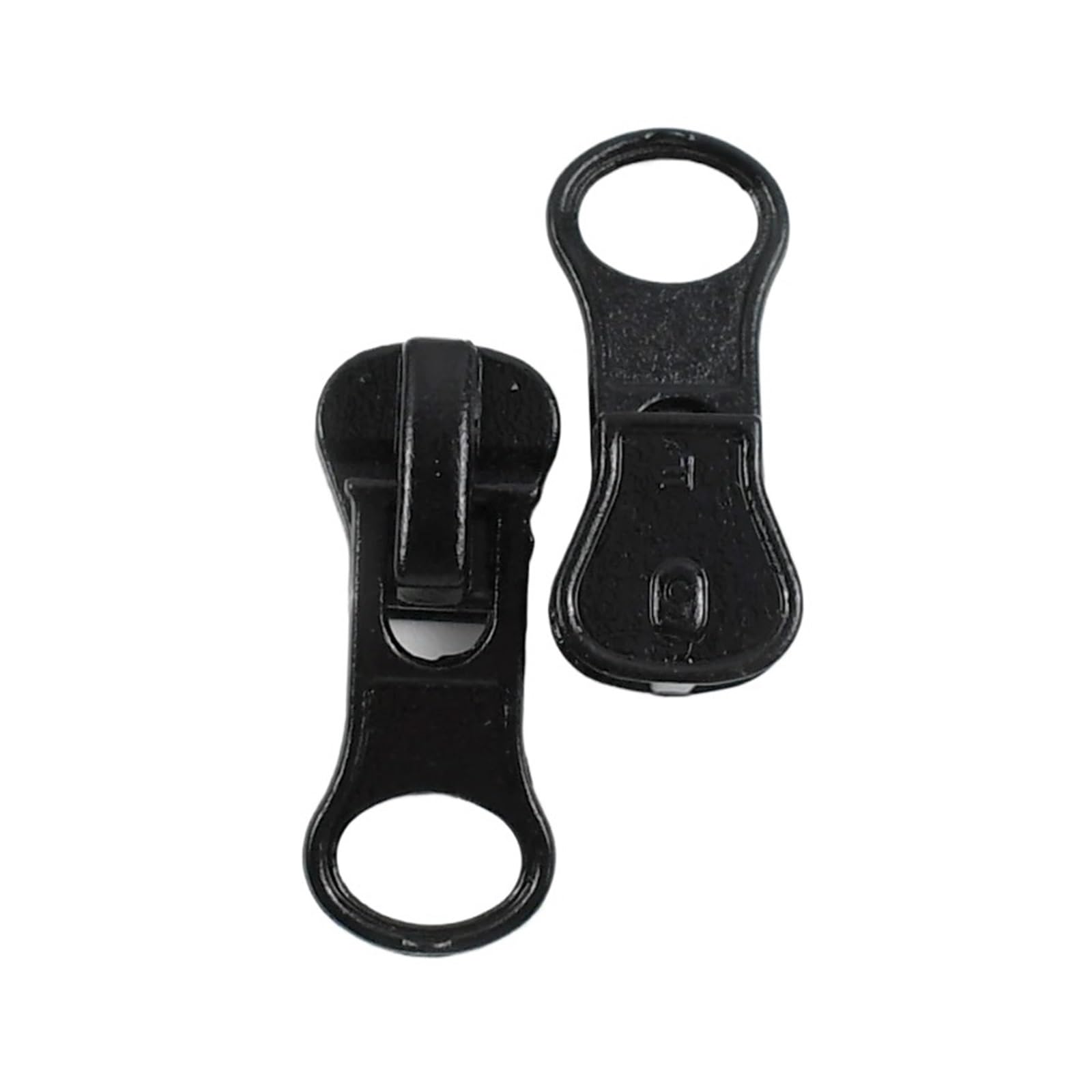 20/30Pcs 5# Zipper Sliders for Harz Reißverschlüsse Tasche Rucksack Zip Pull Kleidung Kopf Reparatur Kit DIY Jacke Zubehör(Black,30PcsForResin-No5)