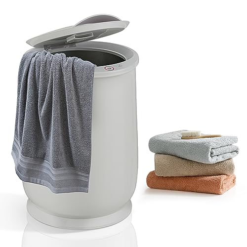 WELLHUT Towel Warmer 21L Bucket Towel Warmers for Bathroom, Luxury Spa Hot Towel Warmer, Towel Heater, Auto Shut Off & Fragrance Holder, Holds Two 40″X70″ Oversized Towels, Bathrobes, Blankets