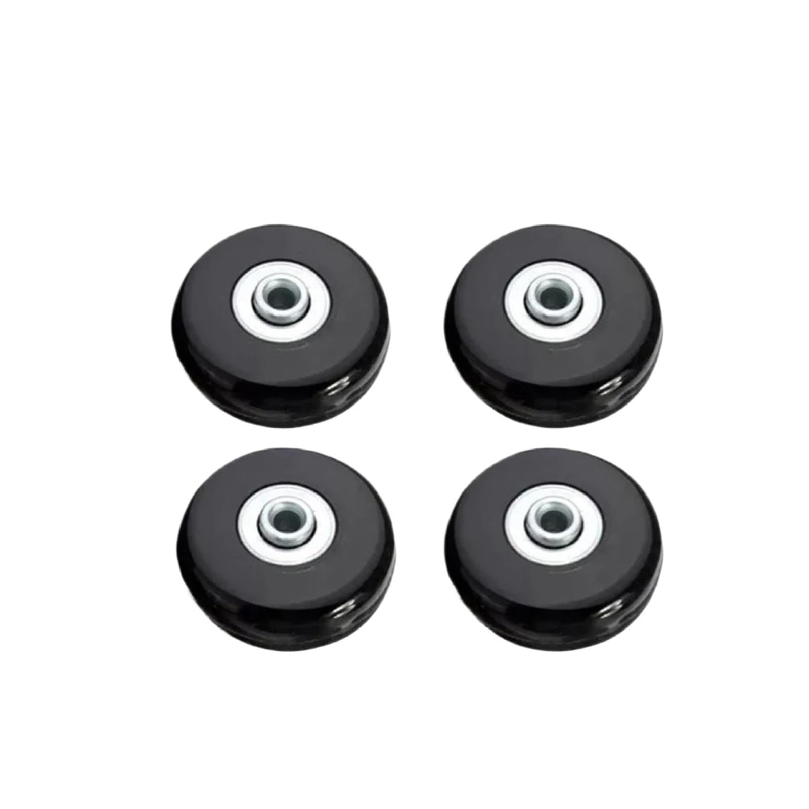 Ruedas para Maletas Kit De Reparación Y Reemplazo Ruedas Silenciosas For Maletas: Ejes 40 Mm/50 Mm/60 Mm Diámetro Universales(80mm-24mm-4 Wheels)