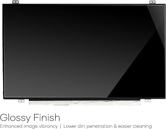Replacement Screen for Dell 06HTP8 30 Pins HD 1366x768 with Tools | Glossy, LCD LED Display