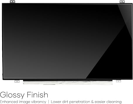 Replacement Screen for Dell 06HTP8 30 Pins HD 1366x768 with Tools | Glossy, LCD LED Display