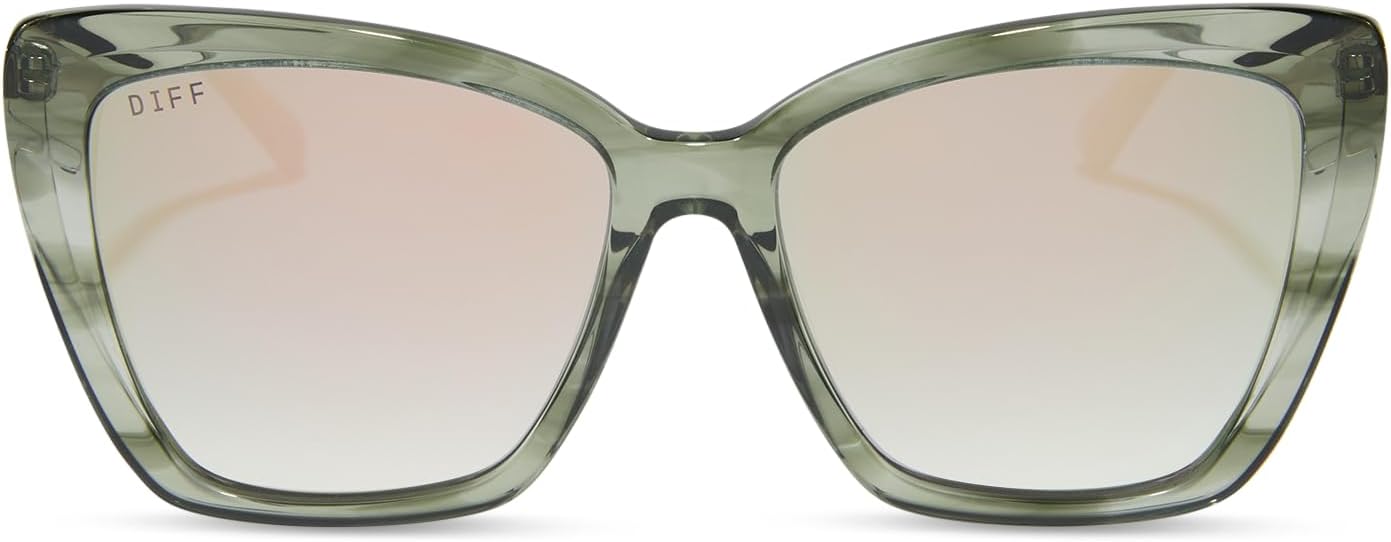 DIFF Becky II Designer Oversized Cat Eye Sunglasses for Women UV400 Protection - Image 5