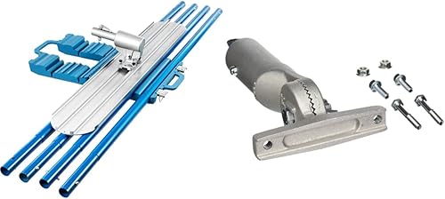 VEVOR Bull Float - Flotador de hormigón de magnesio de 48 x 8 pulgadas, herramienta flotante de hormigón de extremo redondo, herramienta de cemento,