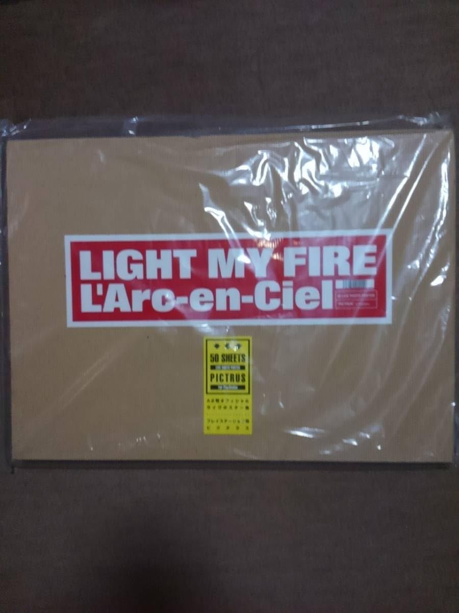 Amazon.co.jp: L'Arc en Ciel LIGHT MY FIRE A2判オフィシャルライブ