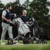Bag Boy Nitron 3 Wheel Golf Push Cart, Easy 1 Step Open and Fold, Scorecard Console, Beverage Holder, Mobile Device Holder, Handle Mounted Parking Brake,
