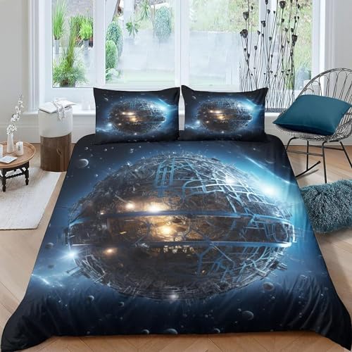Housse de couette 200x200 zip invisible parure lit mathématique - 2