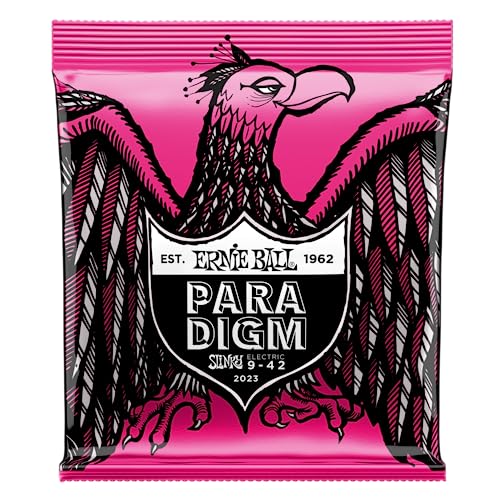 Encordoamento 009-042 Ernie Ball P02023, para Guitarra Super Slinky Paradigm
